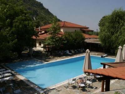 Gefyri Hotel Konitsa Bagian luar foto